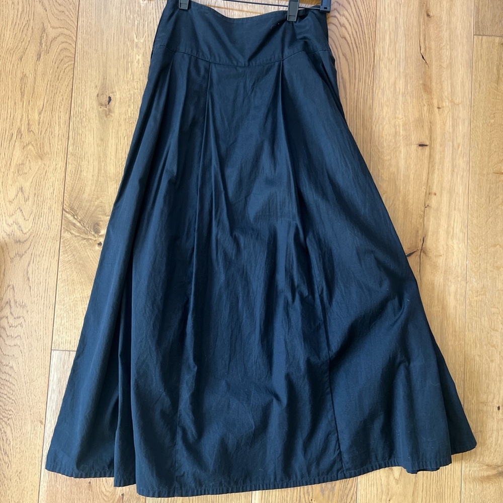 Agnes B. Classic A-line Cotton Skirt